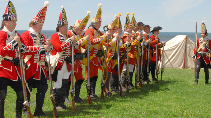 Re-enactment at Fort Ontario, Oswego