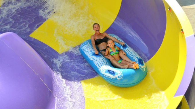 Zoom-Flume_TyphoonTwister Zoom Flume Water Park in E. Durham has added Typhoon Twister recently.